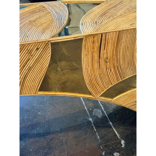 Bamboo and Brass Consoles For Sale - Image 4 of 7