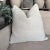 Belgian Linen Pillow With Down Insert in Oyster For Sale - Image 4 of 7