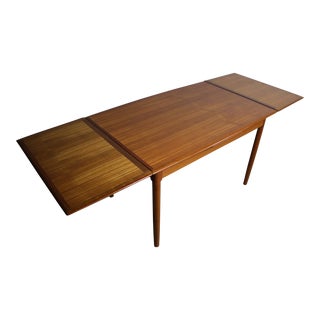 Mid-Century Teak Extension Dining Table For Sale