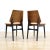 1960s Pair of 1960s Occasional Chairs in Black & Orange For Sale - Image 5 of 9