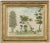 19th Century Swedish Silk Artwork with Child Berry Picking For Sale