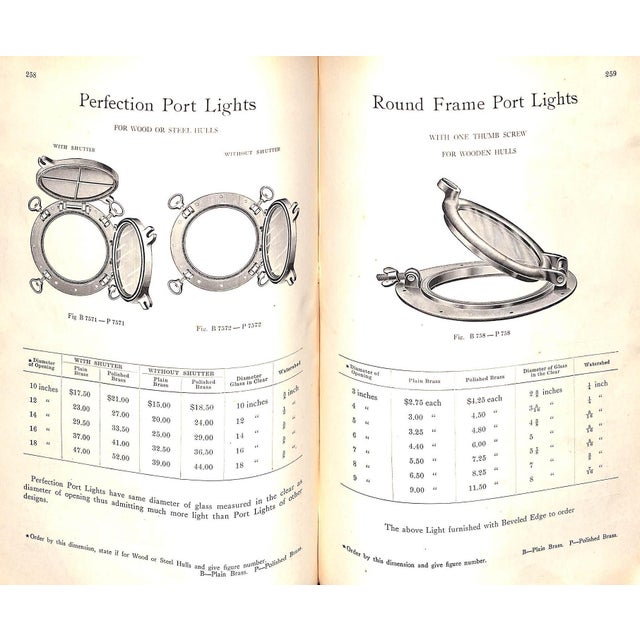 "Marine Hardware Catalogue No. 80" 1890 For Sale - Image 9 of 12