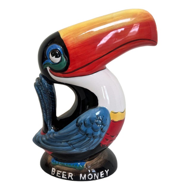 Ceramic Guinness Toucan Beer Money Money Box in the style of John Gilroy For Sale