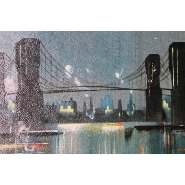 Large Vintage Nyc Skyline Print by Edgar Stareck For Sale - Image 10 of 12