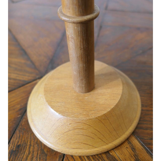 Arts and Crafts Hat Stands in Golden Oak, 1920s, Set of 2 For Sale - Image 6 of 6