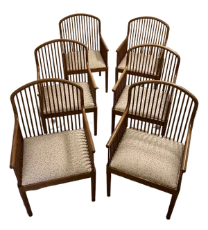 Mid 20th Century Set of 6 Davis Allen for Stendig Andover Chairs