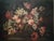 Art Nouveau Early 20th Century Italian Baroque Style Still Life With Flowers Oil Painting Signed Emma Focacci For Sale - Image 3 of 4