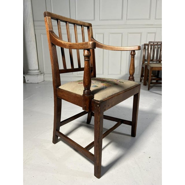 Brown Late 19th Century Scottish Dining Chairs, Set of 6 For Sale - Image 8 of 18