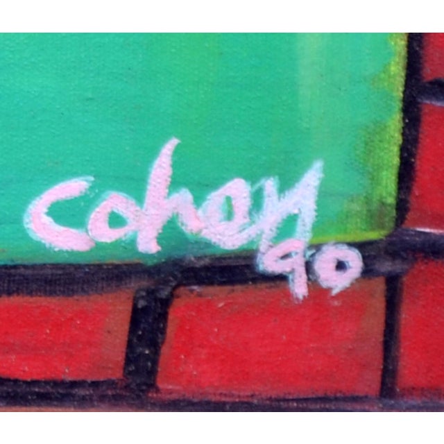 1990s The House - Mother & Child Figurative Abstract by Kristin Cohen For Sale - Image 5 of 6