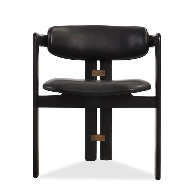 Pamplona Dining Chair Attributed to Augusto Savini for Pozzi, Italy, C1960s Pair Of For Sale - Image 4 of 11