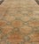 Mid 20th Century Vintage Turkish Oushak Rug With Soft Orange, Light Green, and Charcoal Brown For Sale - Image 5 of 8