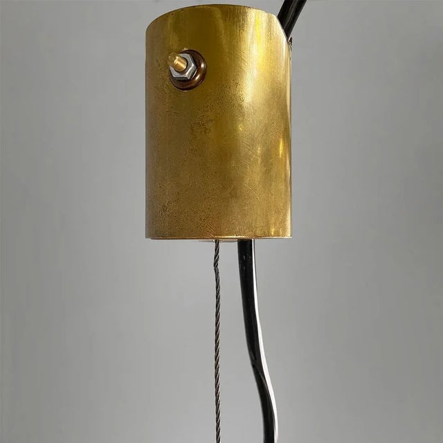 Mid-Century Modern Italian Opaline Glass Pendant Lamp from Stilnovo, 1960s For Sale - Image 9 of 15