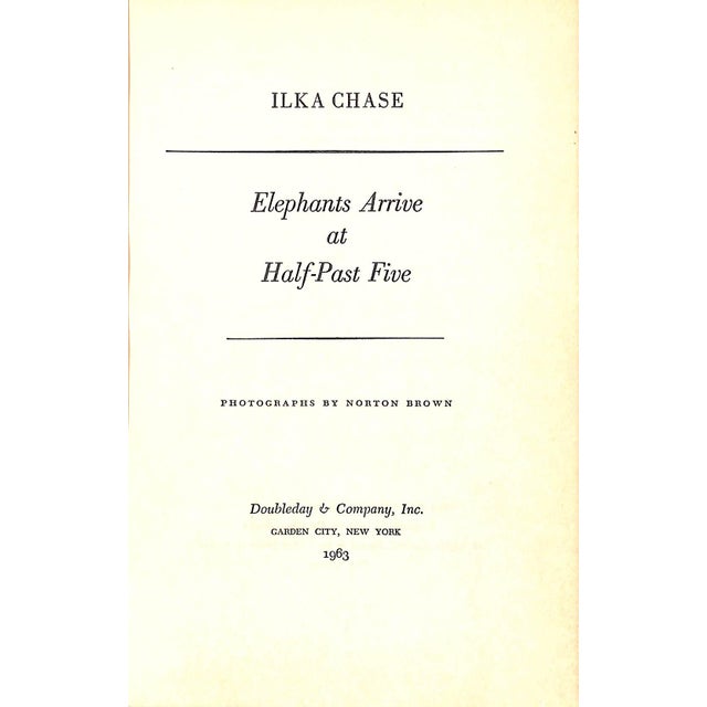 CHASE, Ilka [269] pp. Doubleday & Company, Inc. 1963 First Edition 8 1/2" x 6"