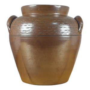 Antique Stoneware French Confit Pot