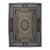 9x12 Vintage Aubusson Flat Weave Wool Rug, Neoclassical Compass Medallion For Sale