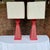 Dorothy Draper 2004 Serge Roche Style Palm Beach Regency Coral Plaster Obelisk Table Lamps by Pieri Creations - A Pair For Sale - Image 4 of 17