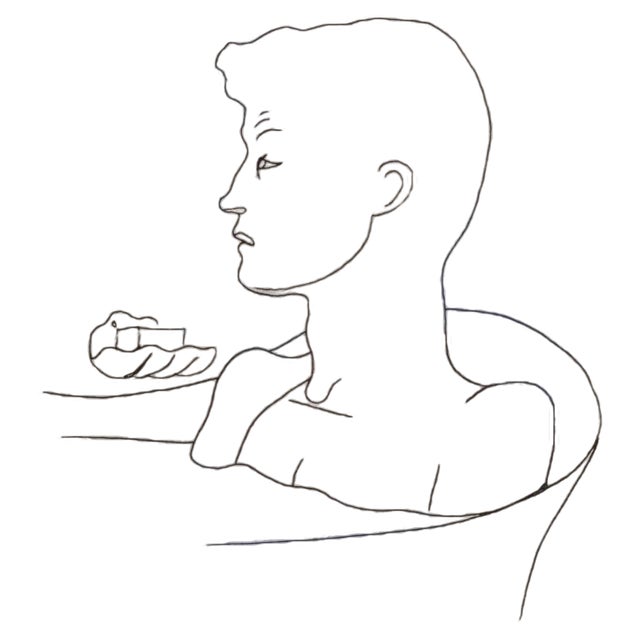 Jean Cocteau, To The Bathroom, Lithograph, 1930s For Sale