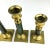 1970s Marble and Brass Candle Holders - a Set of 3 For Sale - Image 5 of 10