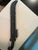 Contemporary Vintage Sino Tibetan Short Sword Dagger Hand Forged Steel Repousse Scabbard 25" For Sale - Image 3 of 15