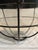 Super cool, heavy, vintage, French cast iron and glass industrial pendant from the 1950's. Not only is this light high...