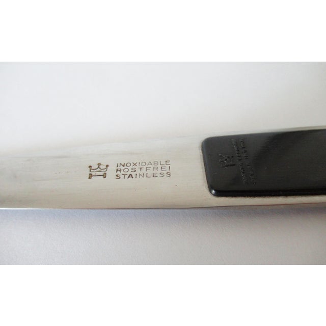 MId-Century Munchen, Germany Rostfrei Mfr. Stainless Oxi and Bake Letter Opener For Sale - Image 11 of 14