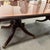 Wood English Regency Crossbanded Mahogany Triple-Pedestal Dining Table For Sale - Image 7 of 18