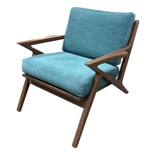 Joybird Soto Armchair, Lucky Turquoise For Sale