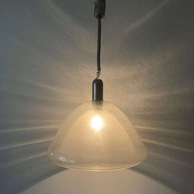 AVMazzega Mid-Century Murano Glass Pendant Lamp from Mazzega, 1960s For Sale - Image 4 of 13