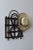 Antique Adirondack Twig Wall Rack with Carved Stripe Detailing, Circa 1940s-50s. Natural bentwood branch construction with...