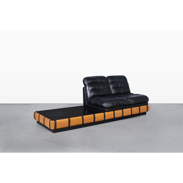 Vintage 3-Piece Modular Seating Group With Coffee Table by Haralson–Seidel For Sale - Image 11 of 16