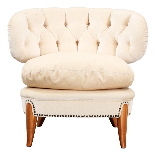 Schulz Easy Chair by Otto Schulz for Jio Möbler, Jönköping, 1940s For Sale