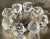 Vintage Boho Faceted Crystal Lucite Beaded Stretch Bracelet For Sale In West Palm - Image 6 of 11