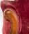 Antique Victorian Carved Walnut Triple Back Cranberry Velvet Settee For Sale - Image 10 of 18