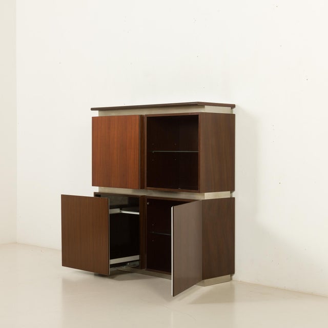 Parioli Series Bar Cabinet by Ludovico Arcebis for Acerbis, Italy, 1970s For Sale - Image 4 of 18