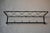 Vintage Wall-Mounted Coat Rack in Black Metal and Brass, 1950s For Sale - Image 6 of 12