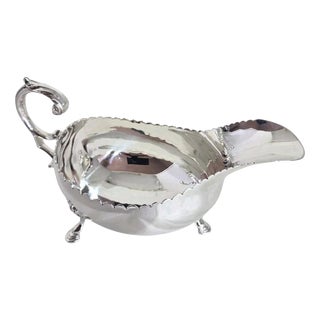 Mid-Century Standard Silver Gravy Boat from Britannia, Dublin, 1968 For Sale
