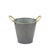 Kenneth Ludwig Chicago Metal Aztec Pail Planter (Set of 3) For Sale - Image 4 of 4