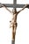 Antique Polychrome Wooden Crucifix Statue For Sale - Image 3 of 10