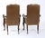 Pair of Queen Anne Style Leather Armchairs For Sale - Image 9 of 10