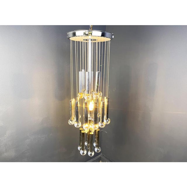 Vintage Chandelier from Gaetano Sciolari, 1970s For Sale - Image 12 of 13