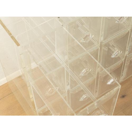 Vintage Acrylic Chest of Drawer, 1980s For Sale - Image 6 of 9
