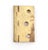 Vintage 1.5 X 1.5 In. Brushed Brass Cabinet Hinge For Sale - Image 4 of 4
