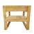 Wood Outdoor Modern Teak Club Chair For Sale - Image 7 of 8