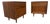 Mid-Century Modern Walnut Nightstands - Set of 2 For Sale