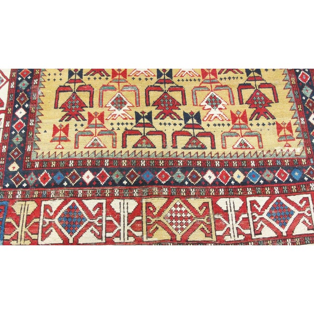 Antique Caucasian Shirvan Rug (Marasali-Type) For Sale In Chicago - Image 6 of 7