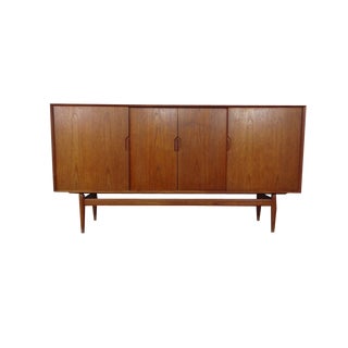 Large Teak Sideboard by Henry Rosengren Hansen for Brande Møbelindustri, 1950s For Sale