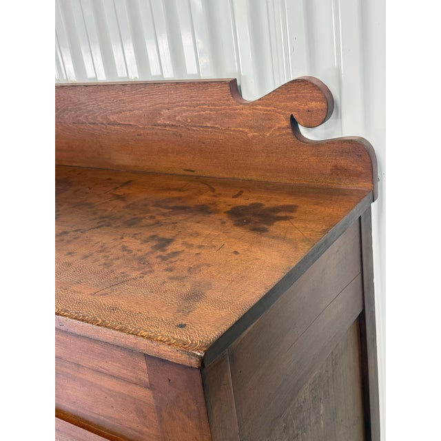 Brown Mid 19th Century Sheraton Chest of Drawers For Sale - Image 8 of 12