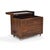 Mid-Century Modern Mid 20th Century Rolf Hesland Rosewood Cube Bar by Bruksbo For Sale - Image 3 of 10