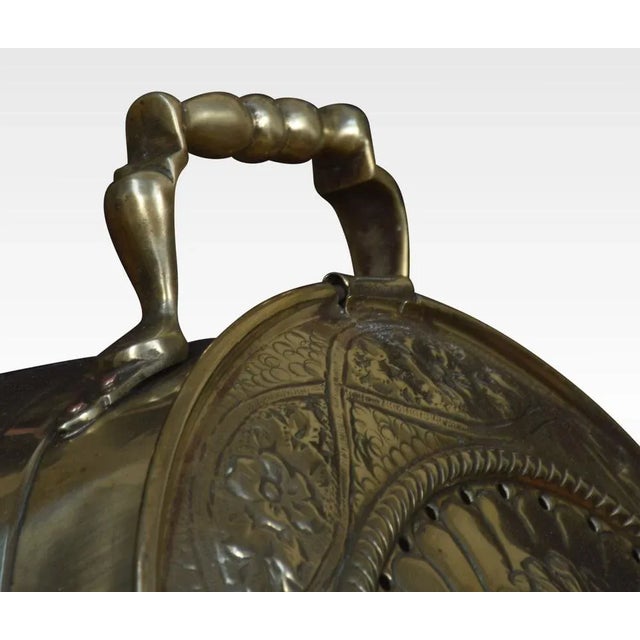 Brass Coal Bin, 1890s For Sale - Image 6 of 8