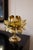 Hollywood Regency Brass Lotus Candle Holder by Feldman in the Style of Tommi Parzinger For Sale - Image 3 of 7